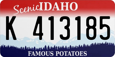 ID license plate K413185
