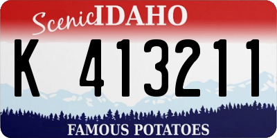 ID license plate K413211