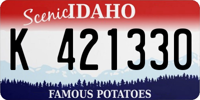 ID license plate K421330