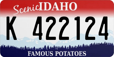 ID license plate K422124