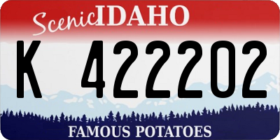 ID license plate K422202