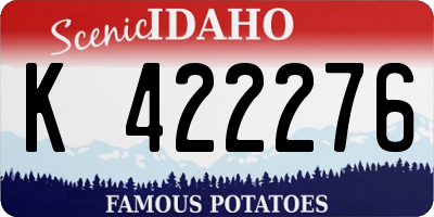 ID license plate K422276