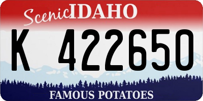 ID license plate K422650