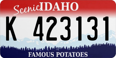 ID license plate K423131