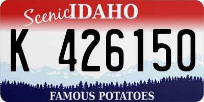 ID license plate K426150