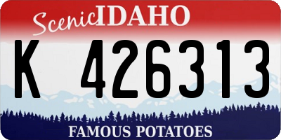 ID license plate K426313