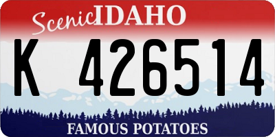 ID license plate K426514