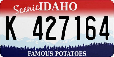 ID license plate K427164