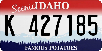 ID license plate K427185