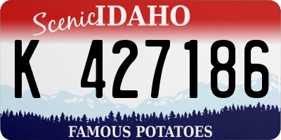 ID license plate K427186