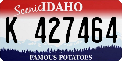 ID license plate K427464