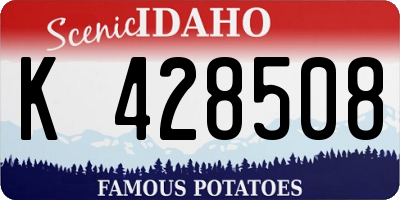 ID license plate K428508