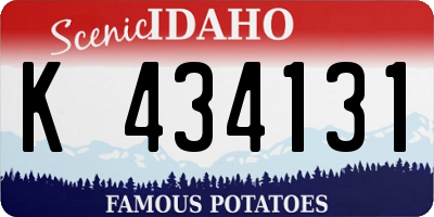 ID license plate K434131