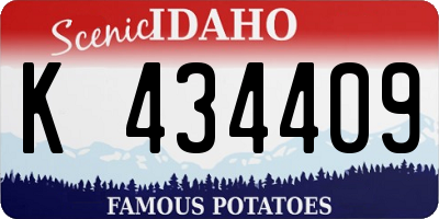 ID license plate K434409