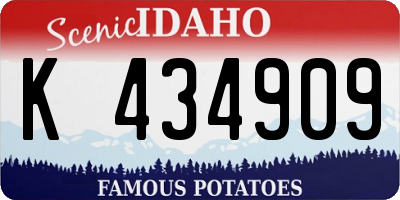 ID license plate K434909