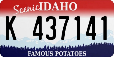 ID license plate K437141