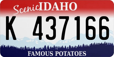 ID license plate K437166