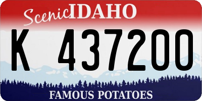 ID license plate K437200