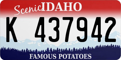 ID license plate K437942