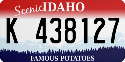 ID license plate K438127