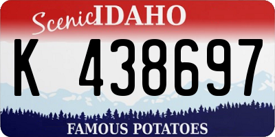 ID license plate K438697