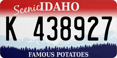 ID license plate K438927