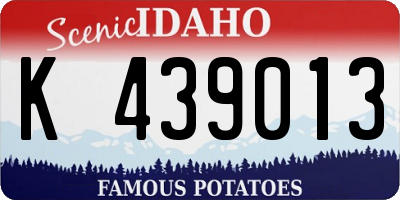 ID license plate K439013