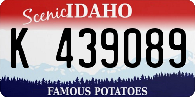 ID license plate K439089
