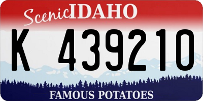 ID license plate K439210