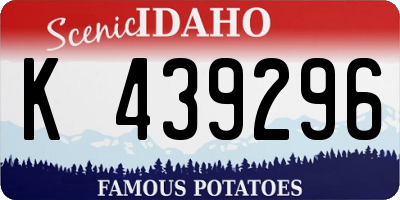 ID license plate K439296