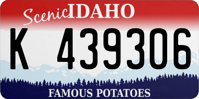 ID license plate K439306