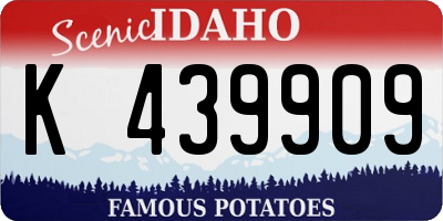 ID license plate K439909