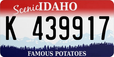 ID license plate K439917