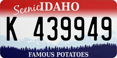 ID license plate K439949