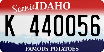 ID license plate K440056