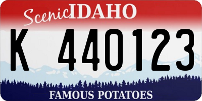 ID license plate K440123