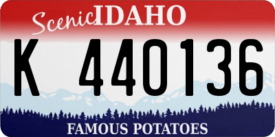 ID license plate K440136