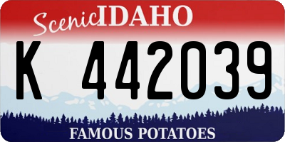 ID license plate K442039