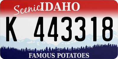 ID license plate K443318