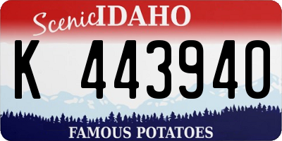 ID license plate K443940