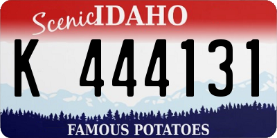ID license plate K444131