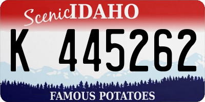ID license plate K445262