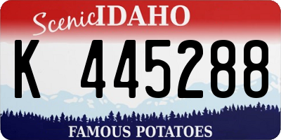 ID license plate K445288