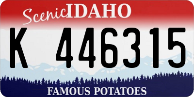 ID license plate K446315