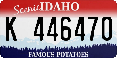 ID license plate K446470