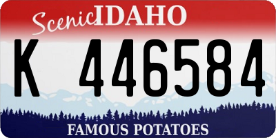 ID license plate K446584