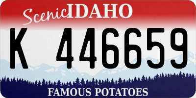 ID license plate K446659