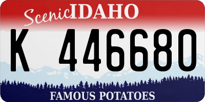 ID license plate K446680