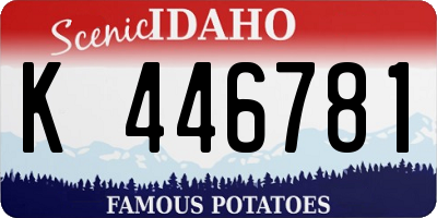 ID license plate K446781