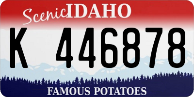 ID license plate K446878